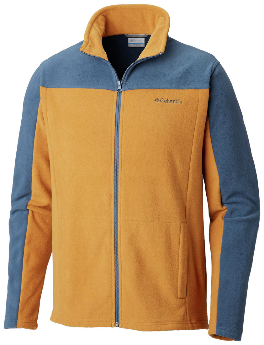 Columbia Men Yellow Western Ridge Full Zip