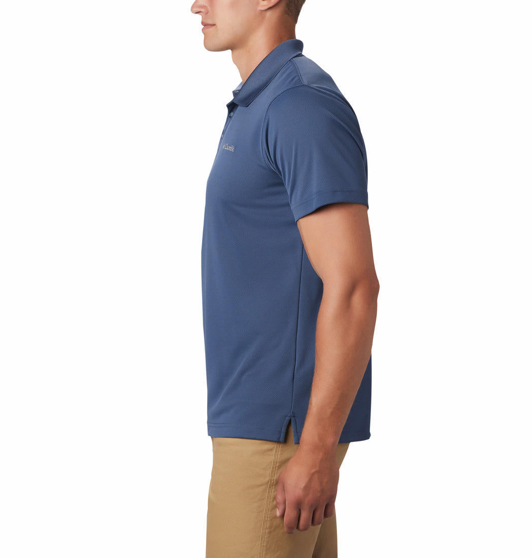 Columbia Men Blue Utilizer Polo (Sun Protection)