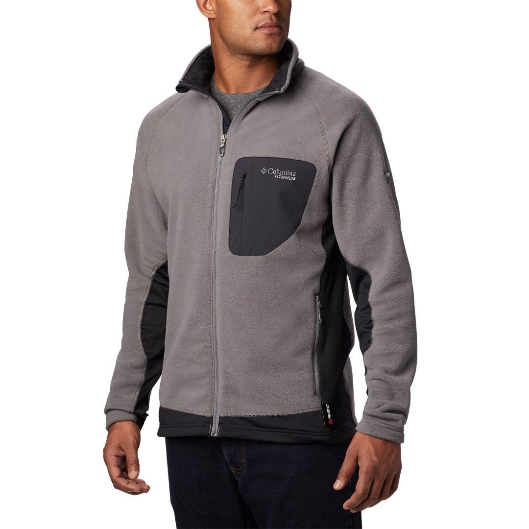 Columbia Men Grey Titan Pass 2.0 II Fleece
