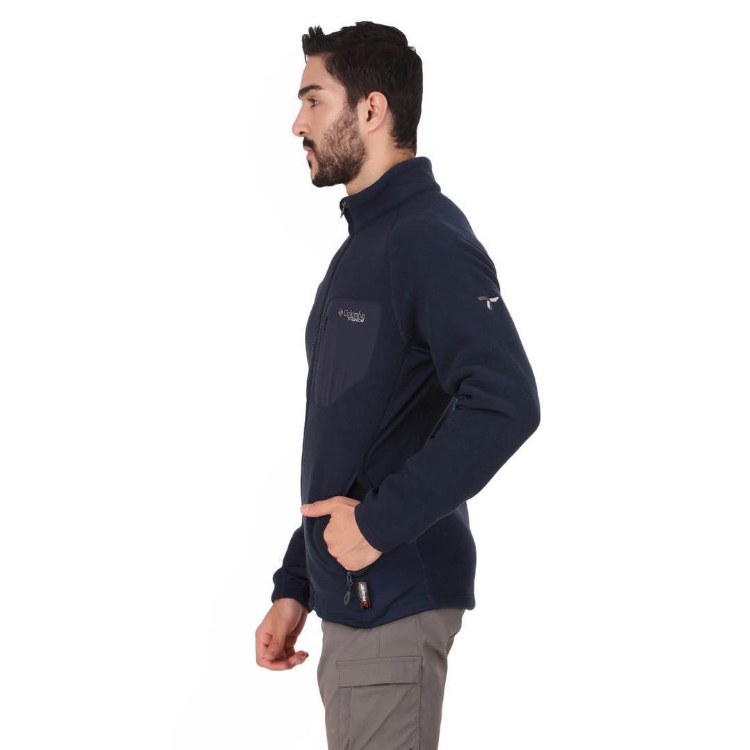 Columbia Men Blue Titan Pass 2.0 II Fleece