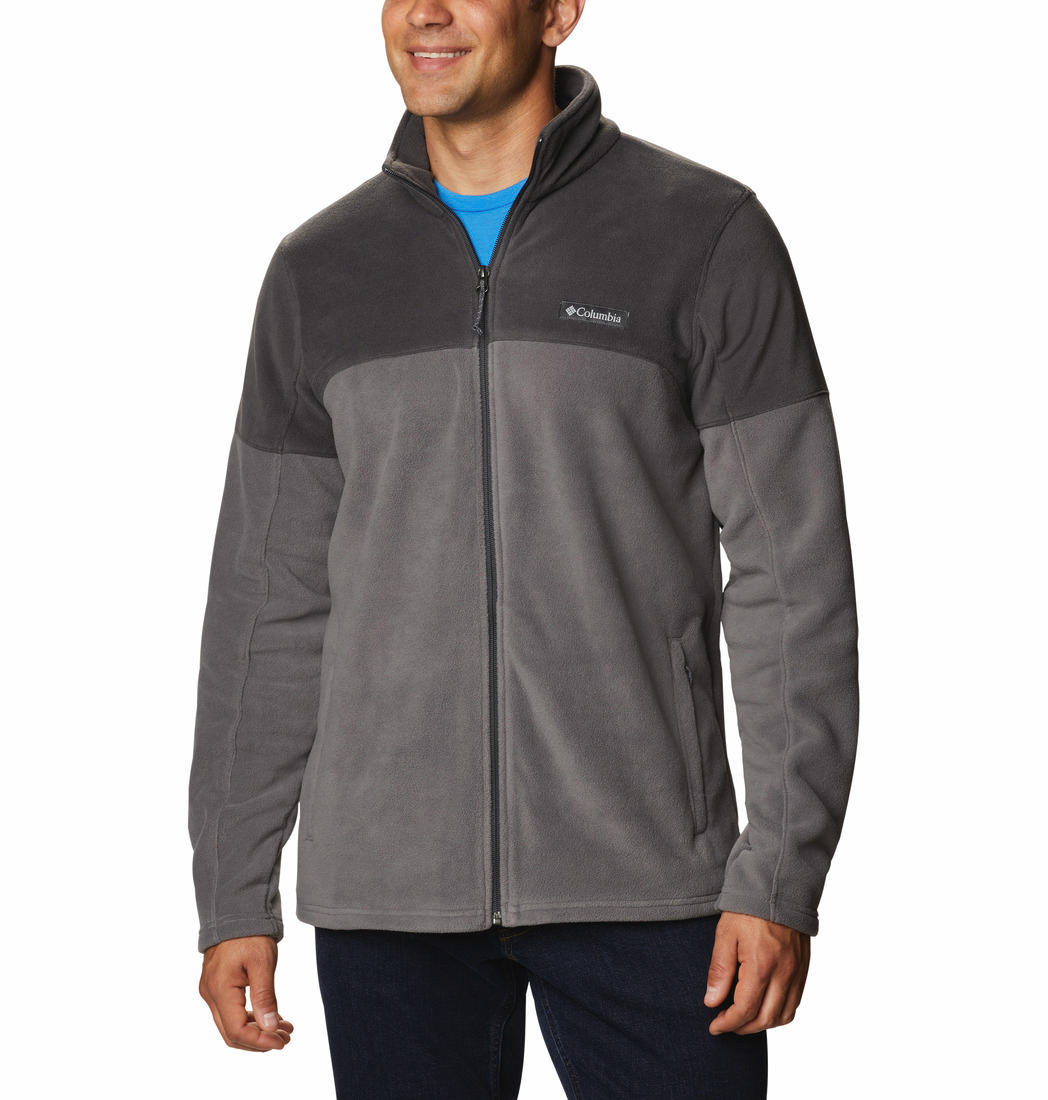 Columbia Men Grey Basin Trail III Full Zip