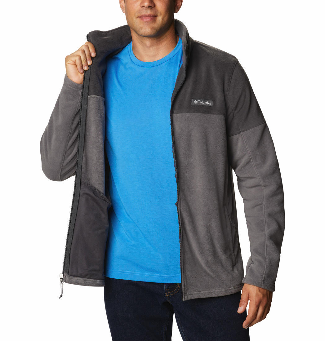 Columbia Men Grey Basin Trail III Full Zip