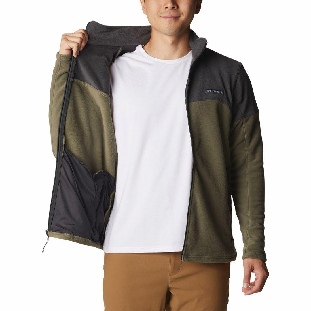 Columbia Men Green Basin Trail III Full Zip