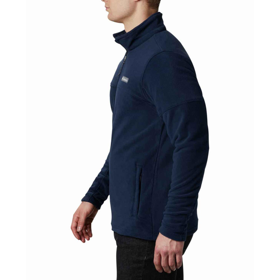 Columbia Men Navy Blue Basin Trail III Fleece Jacket