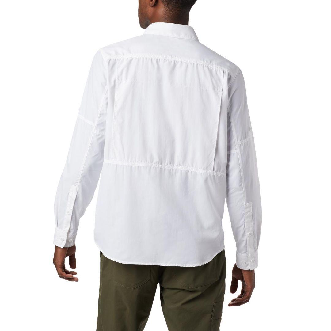 Columbia Men's White Omni-Wick Silver Ridge 2.0 Lightweight Shirt