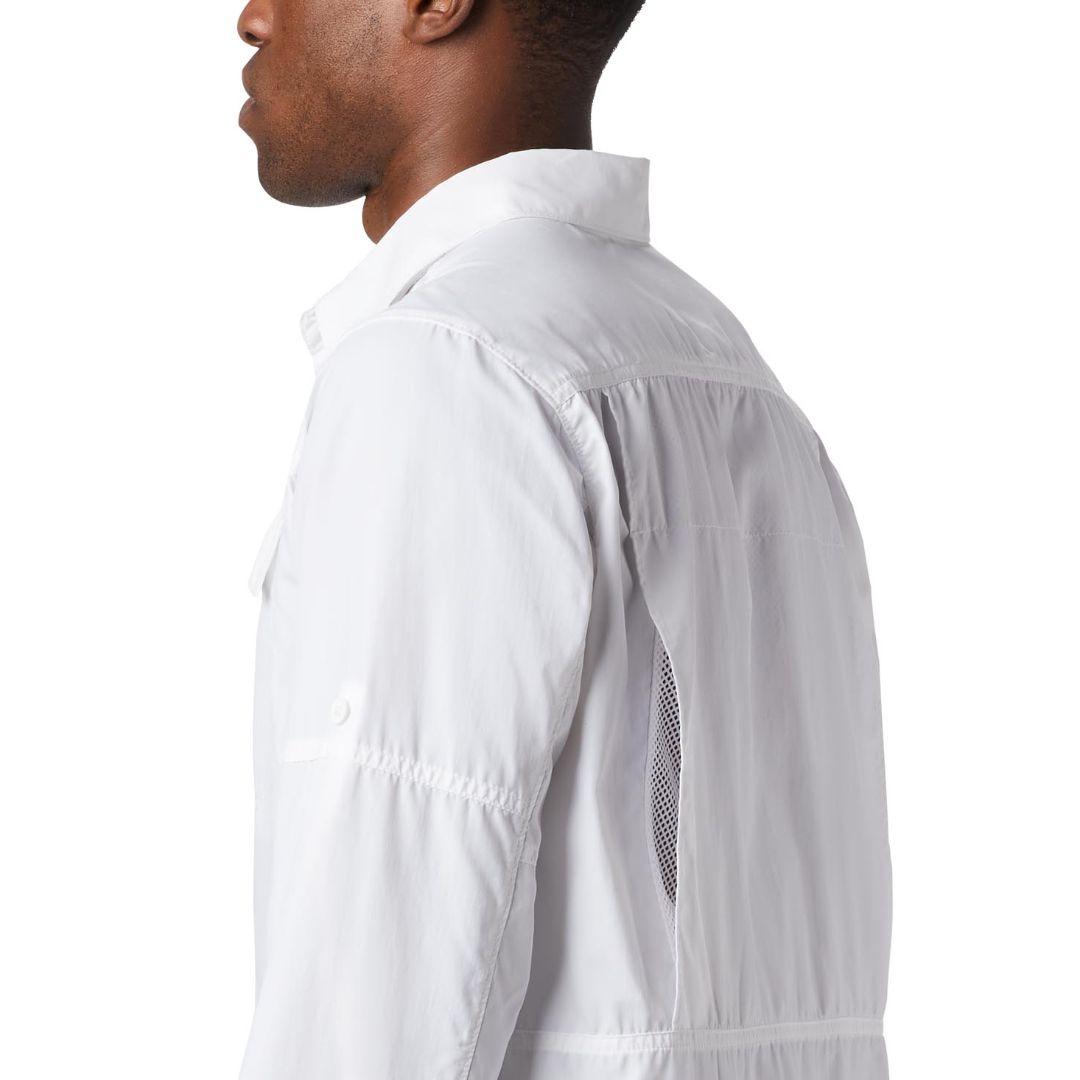 Columbia Men's White Omni-Wick Silver Ridge 2.0 Lightweight Shirt