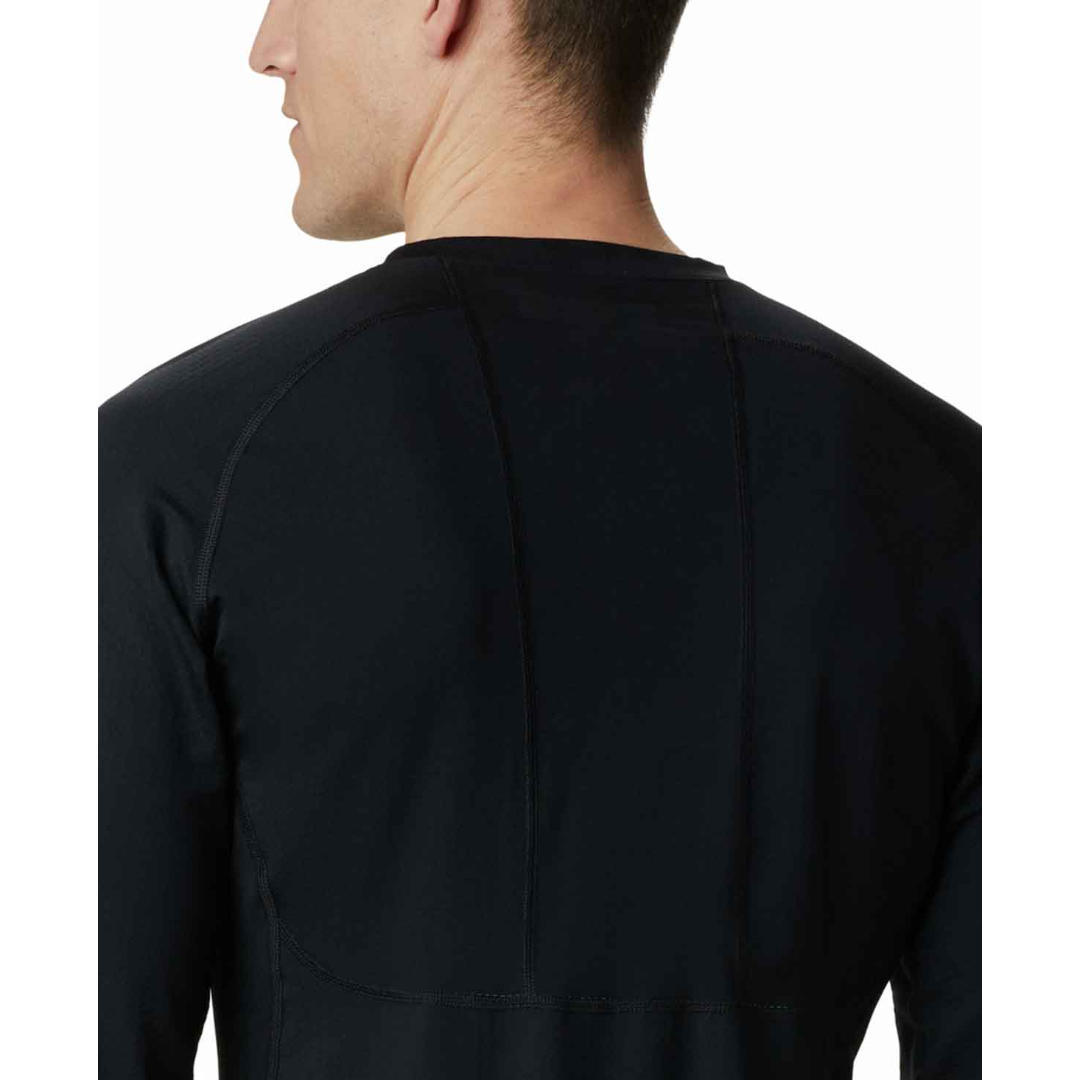 Columbia Men Black Omni-Wick Knit Crew II Top (Non-Returnable)