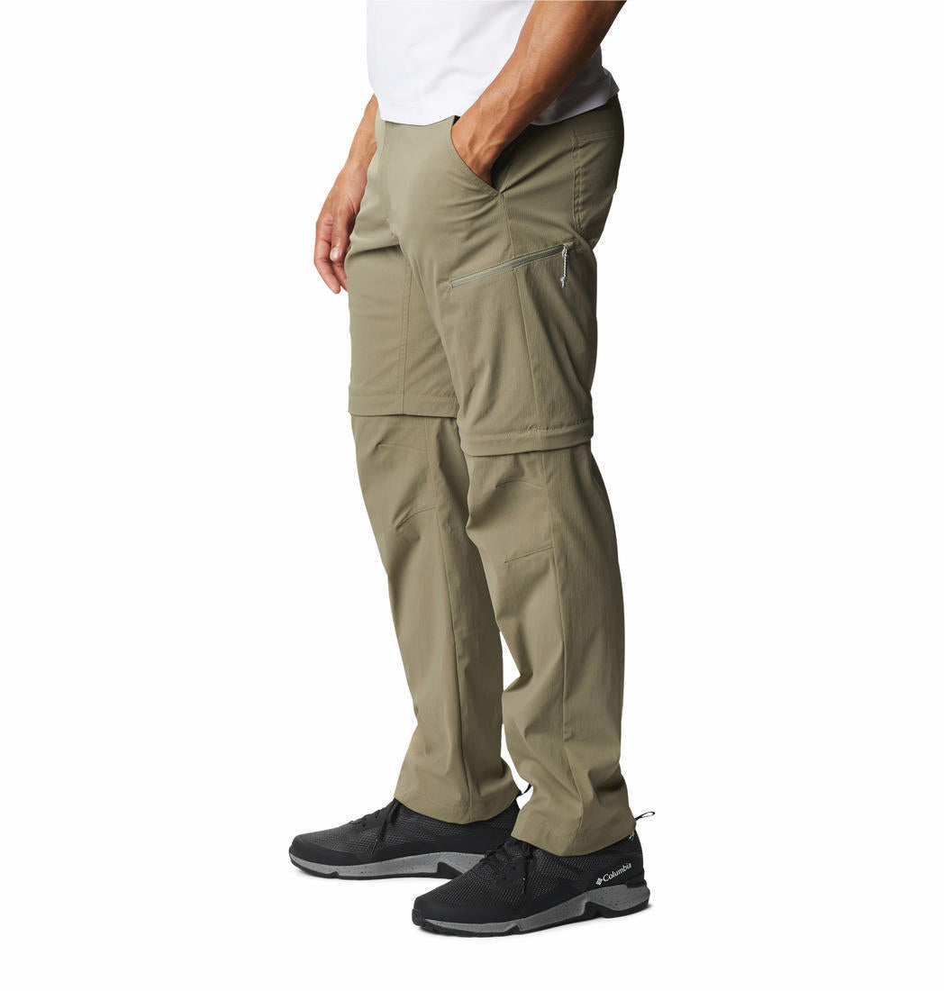 Columbia Men Green Newton Ridge Convertible Pant (Sun Protection)