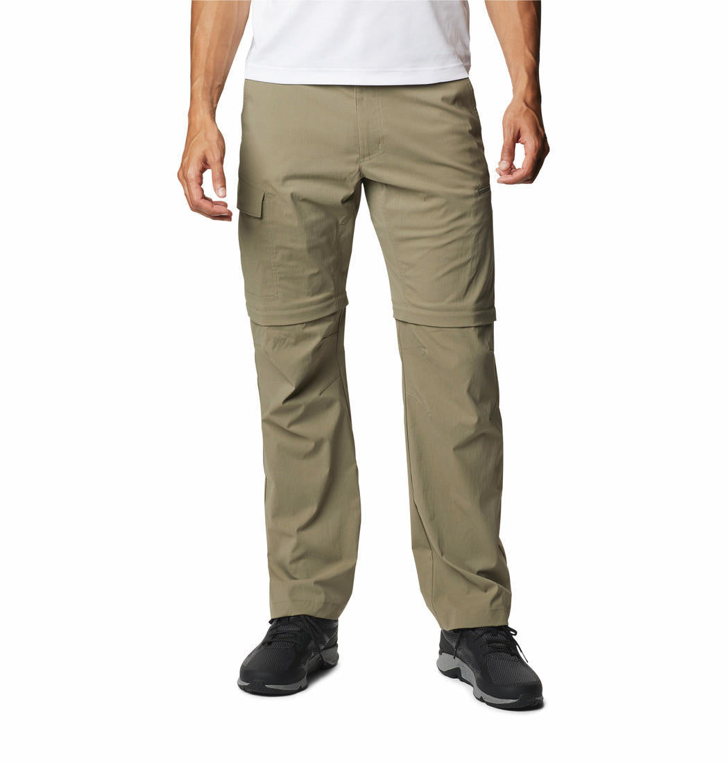 Columbia Men Green Newton Ridge Convertible Pant (Sun Protection)