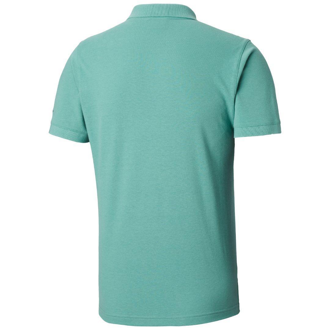 Columbia Men's Green Cascade Range Polo with Sun Protection