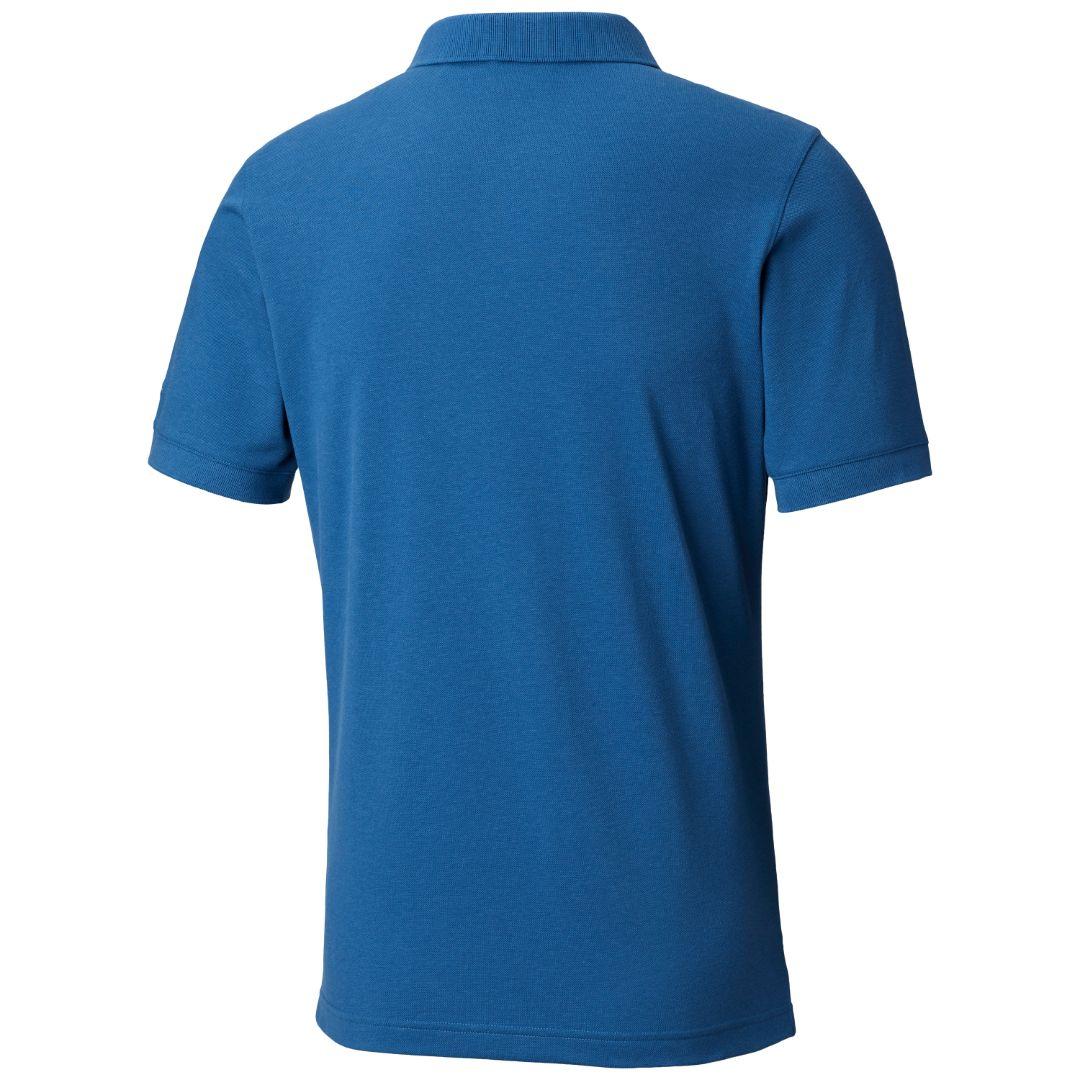 Columbia Men’s Blue Cascade Range Polo Tshirt with Omni-Wick Moisture Control