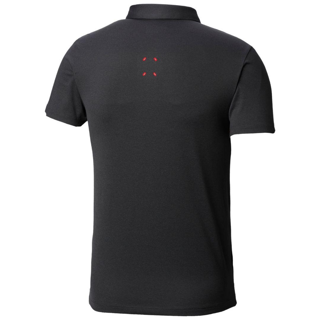 Columbia Men Black Triple Canyon Tech Polo (Sun Protection)
