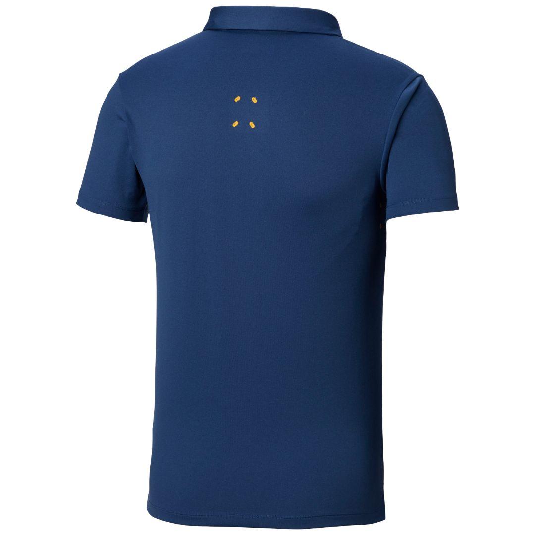 Columbia Men Blue Triple Canyon Tech Polo (Sun Protection)