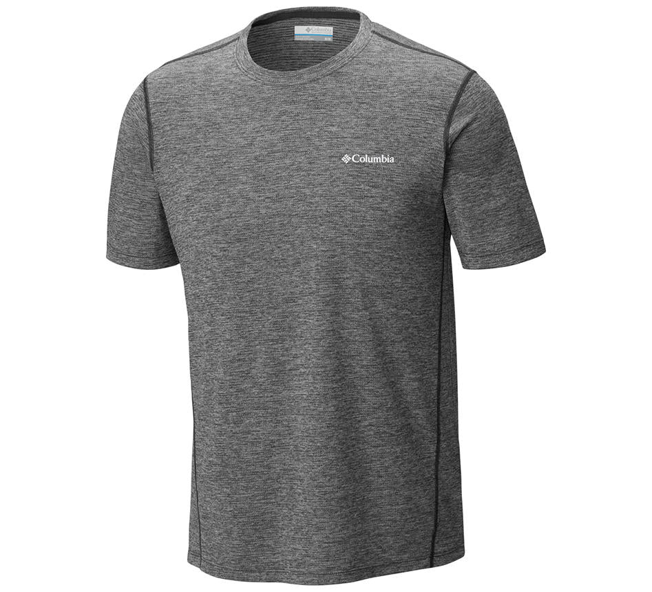 Columbia Men Black Deschutes Runner Short Sleeve Shirt