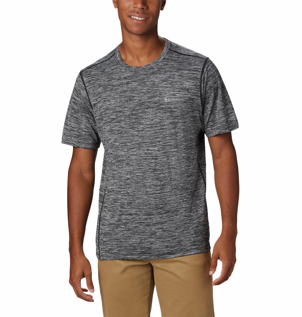 Columbia Men’s Black Deschutes Runner Short Sleeve Breathable Shirt