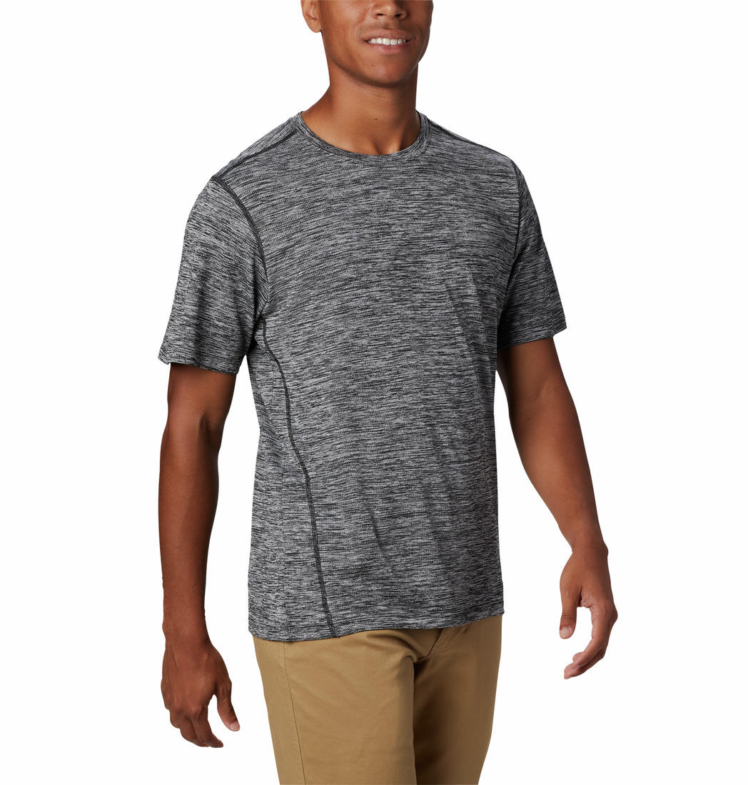 Columbia Men’s Black Deschutes Runner Short Sleeve Breathable Shirt