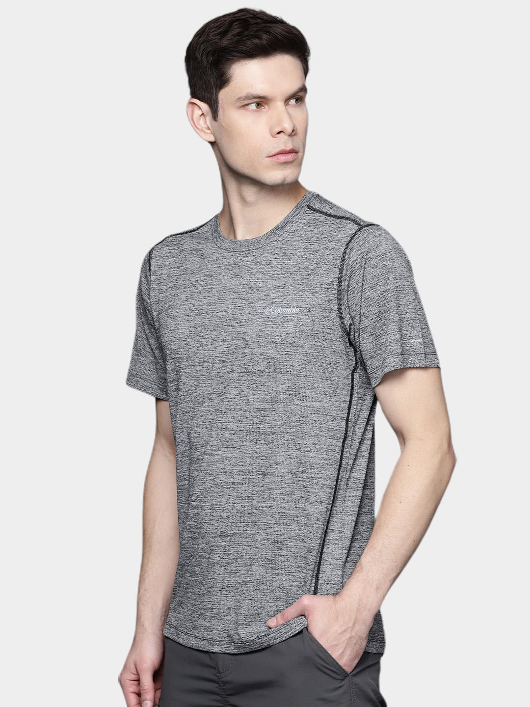 Columbia Men’s Black Deschutes Runner Short Sleeve Breathable Shirt