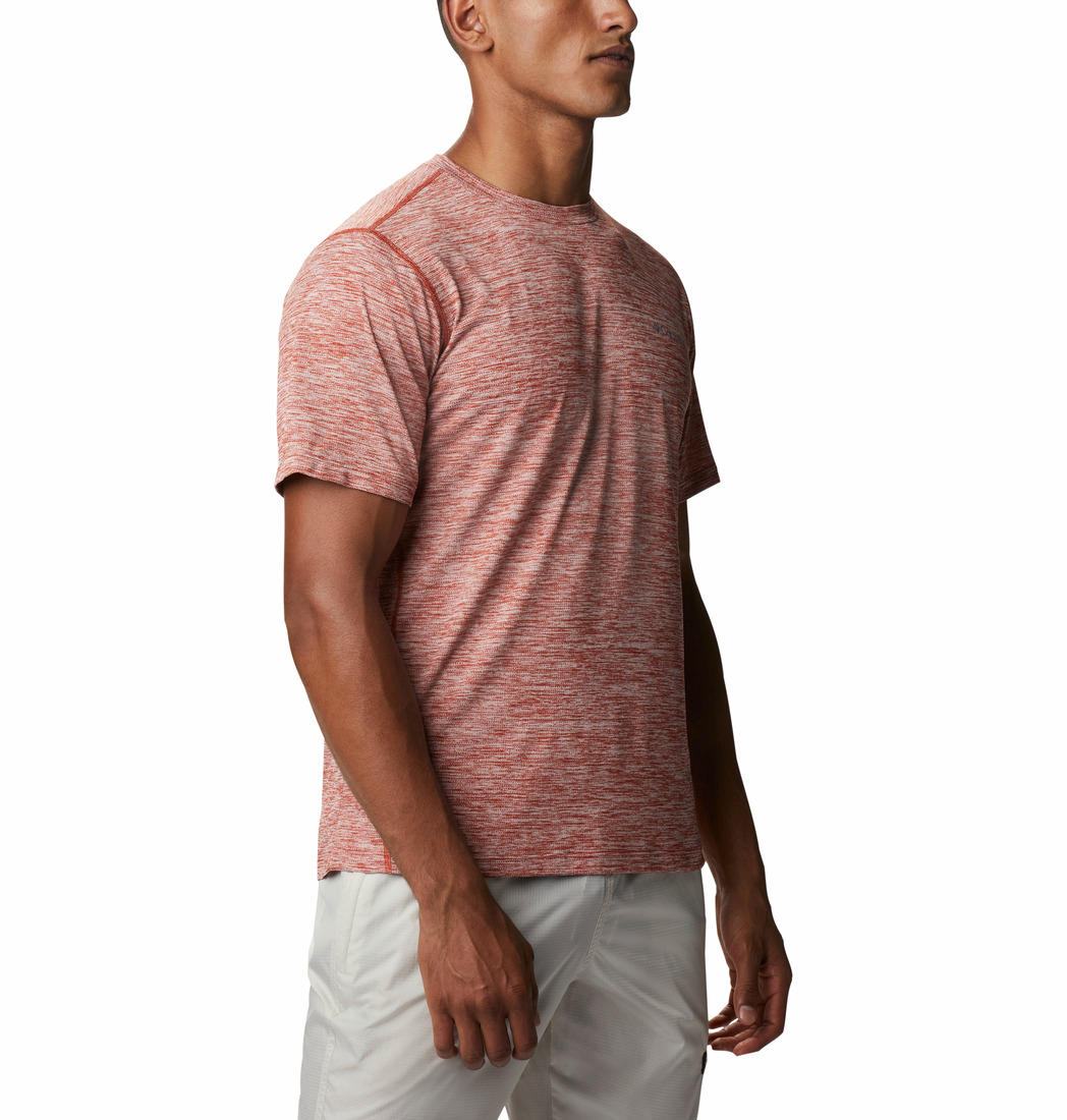 Columbia Men’s Brown Deschutes Runner Short Sleeve Outdoor Shirt