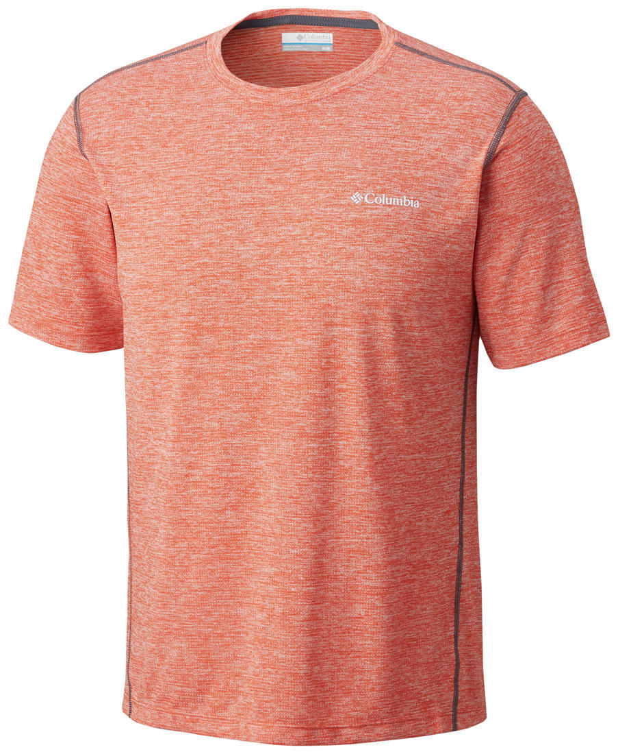 Columbia Men’s Orange Deschutes Runner Lightweight Short Sleeve Shirt