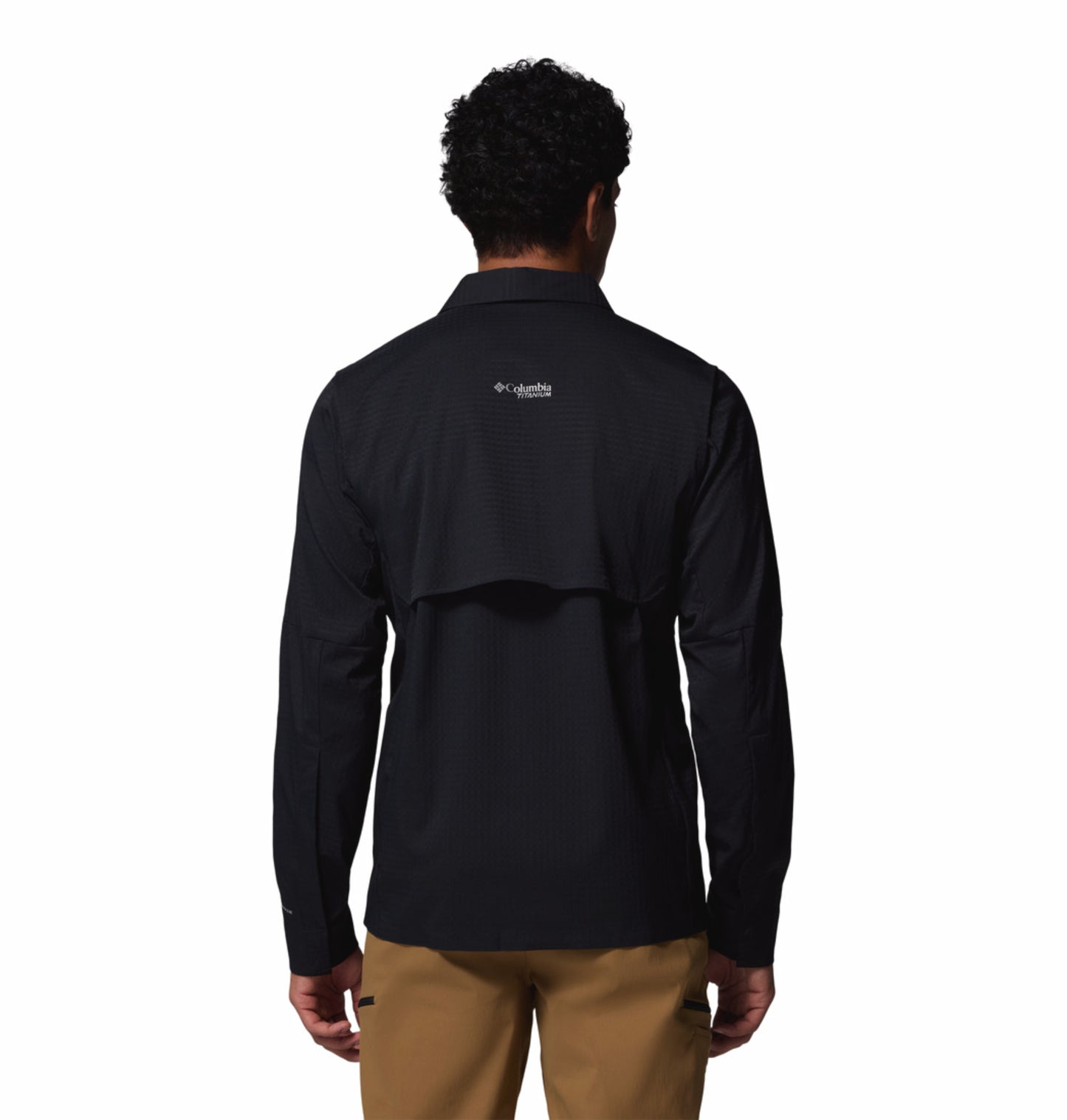 Columbia Men's Black Omni-Freeze Ridge Ascent Long Sleeve Shirt