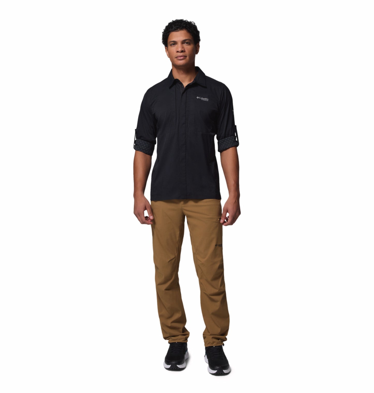 Columbia Men's Black Omni-Freeze Ridge Ascent Long Sleeve Shirt