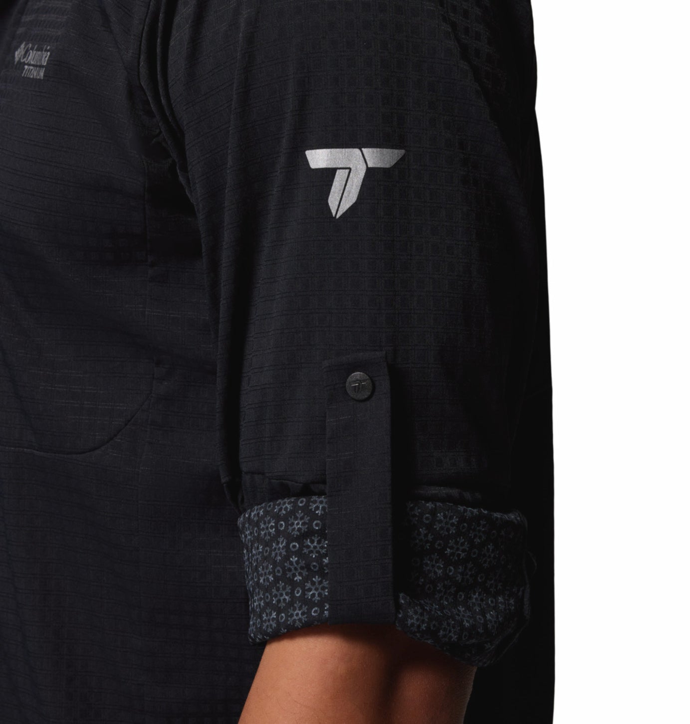 Columbia Men's Black Omni-Freeze Ridge Ascent Long Sleeve Shirt