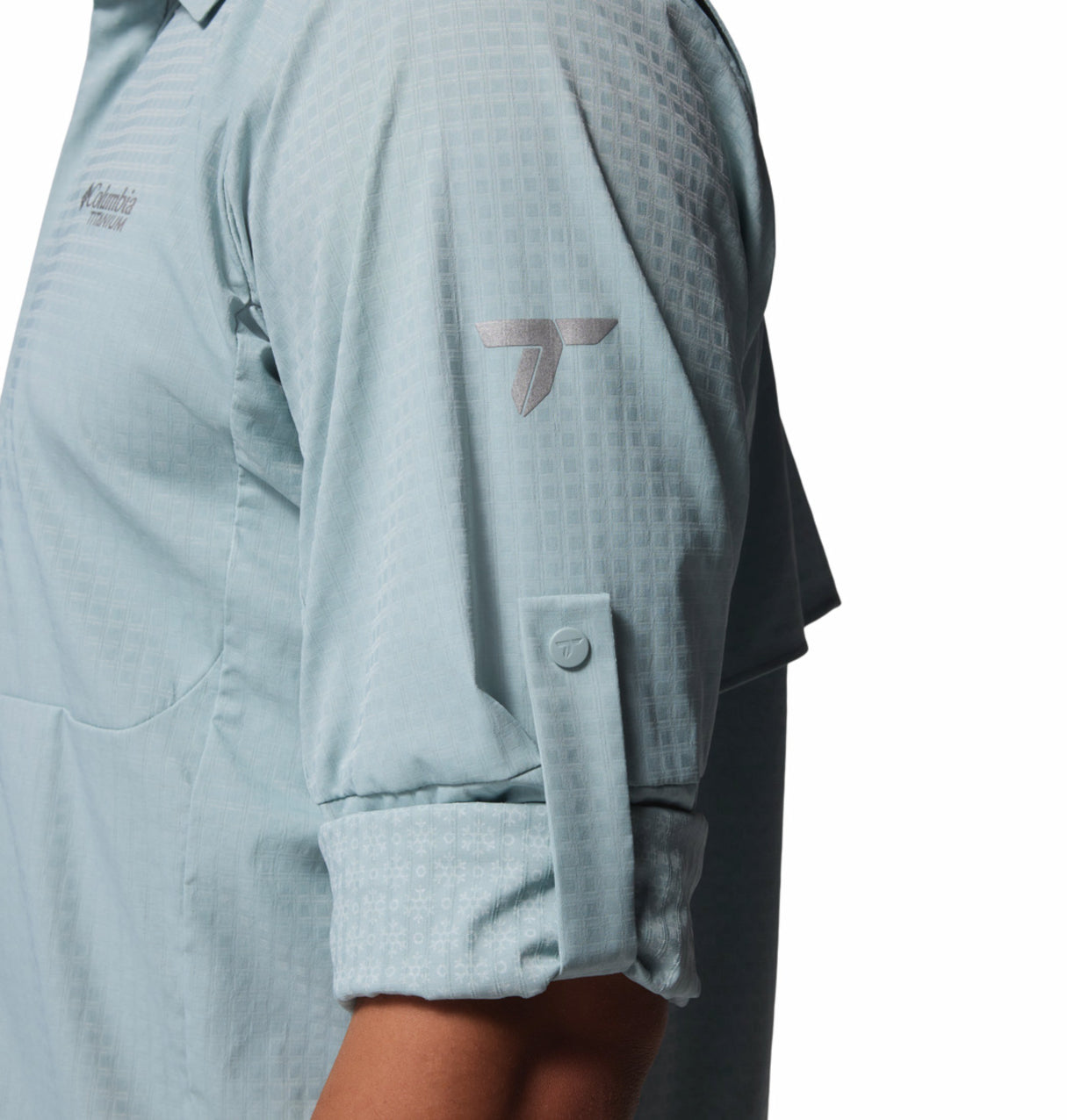 Columbia Men’s Blue Omni-Freeze Ridge Ascent Long Sleeve Shirt