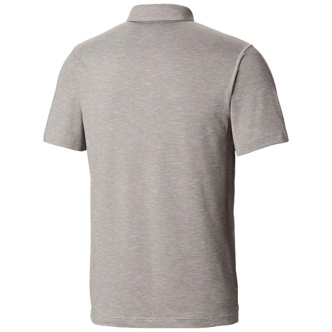 Columbia Men Black Tech Trail Polo (Sun Protection)