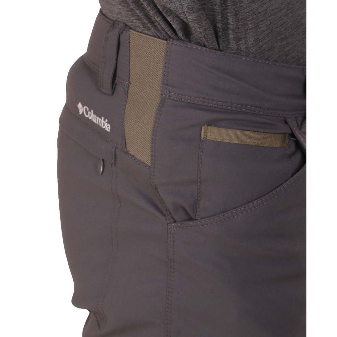 Columbia Men Black Outdoor Elements Stretch Pant (Sun Protection)