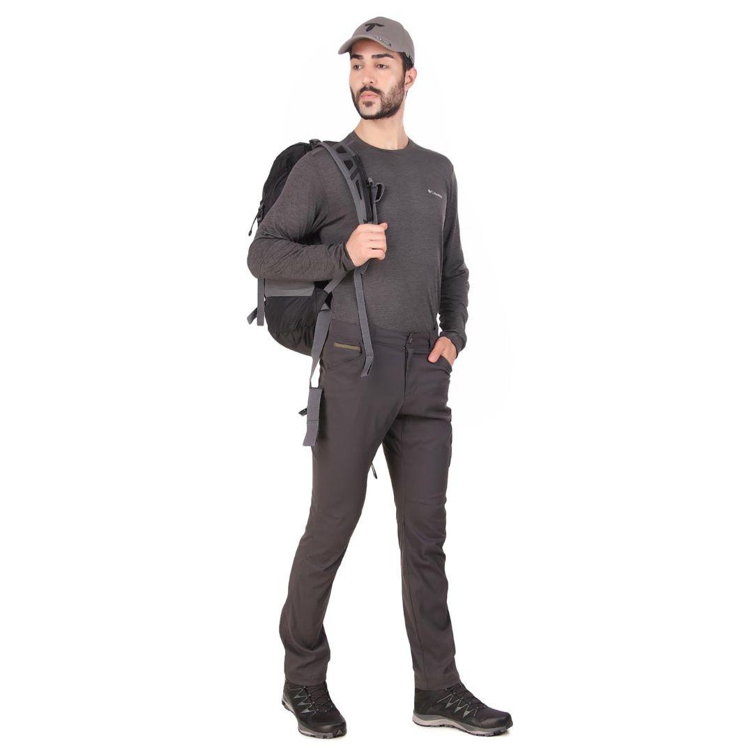 Columbia Men Black Outdoor Elements Stretch Pant (Sun Protection)