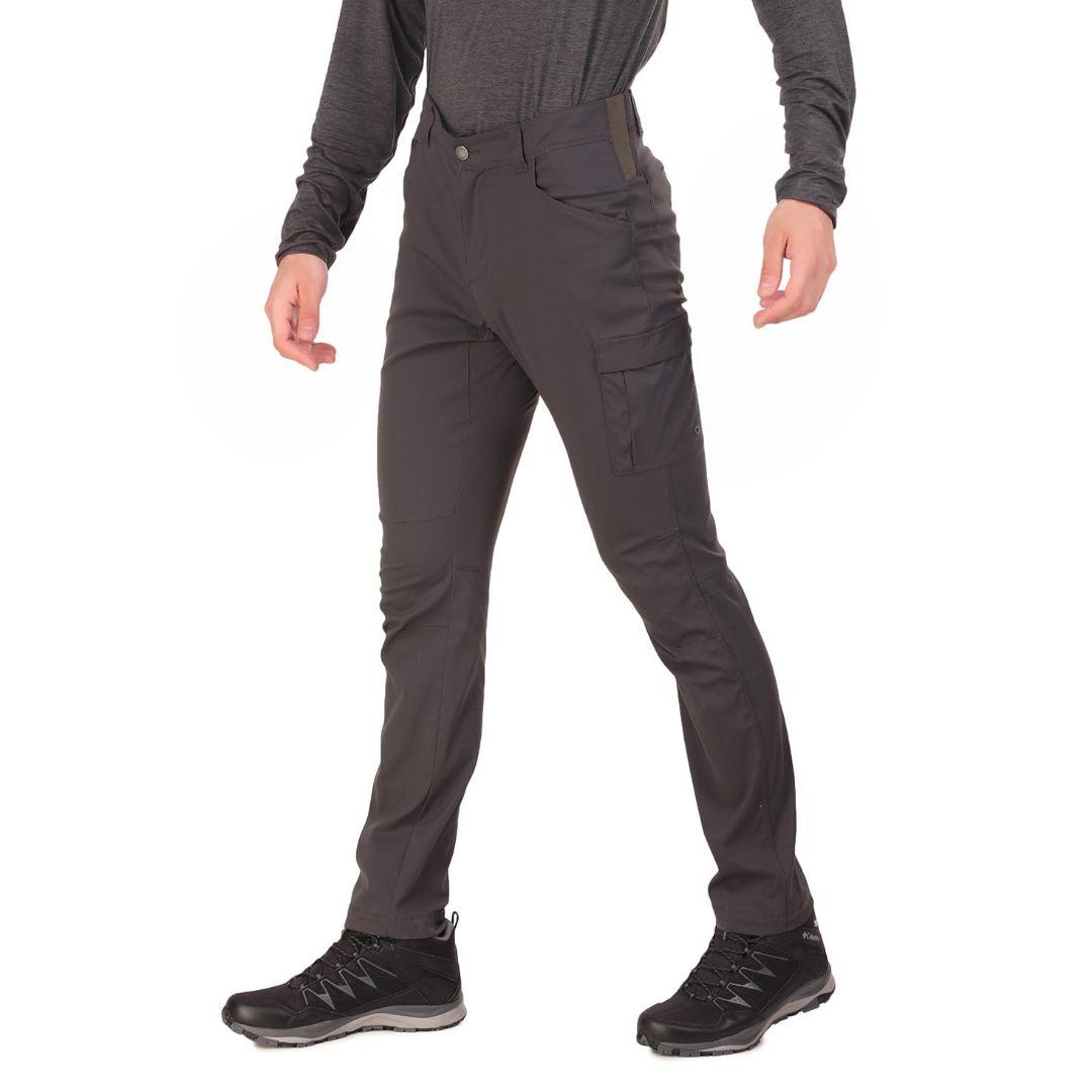 Columbia Men Black Outdoor Elements Stretch Pant (Sun Protection)