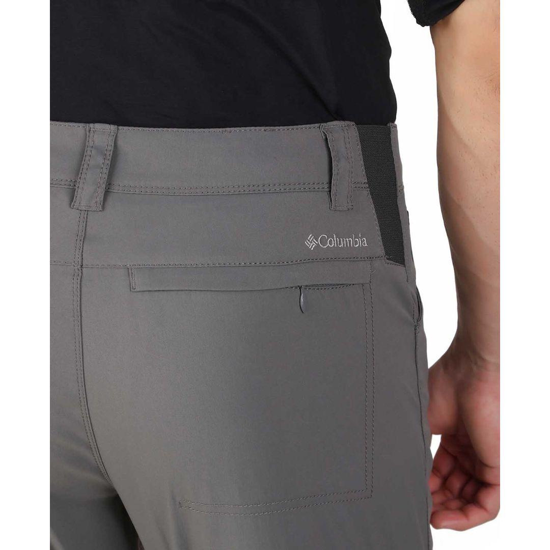 Columbia Men Grey Outdoor Elements Stretch Pant (Sun Protection)