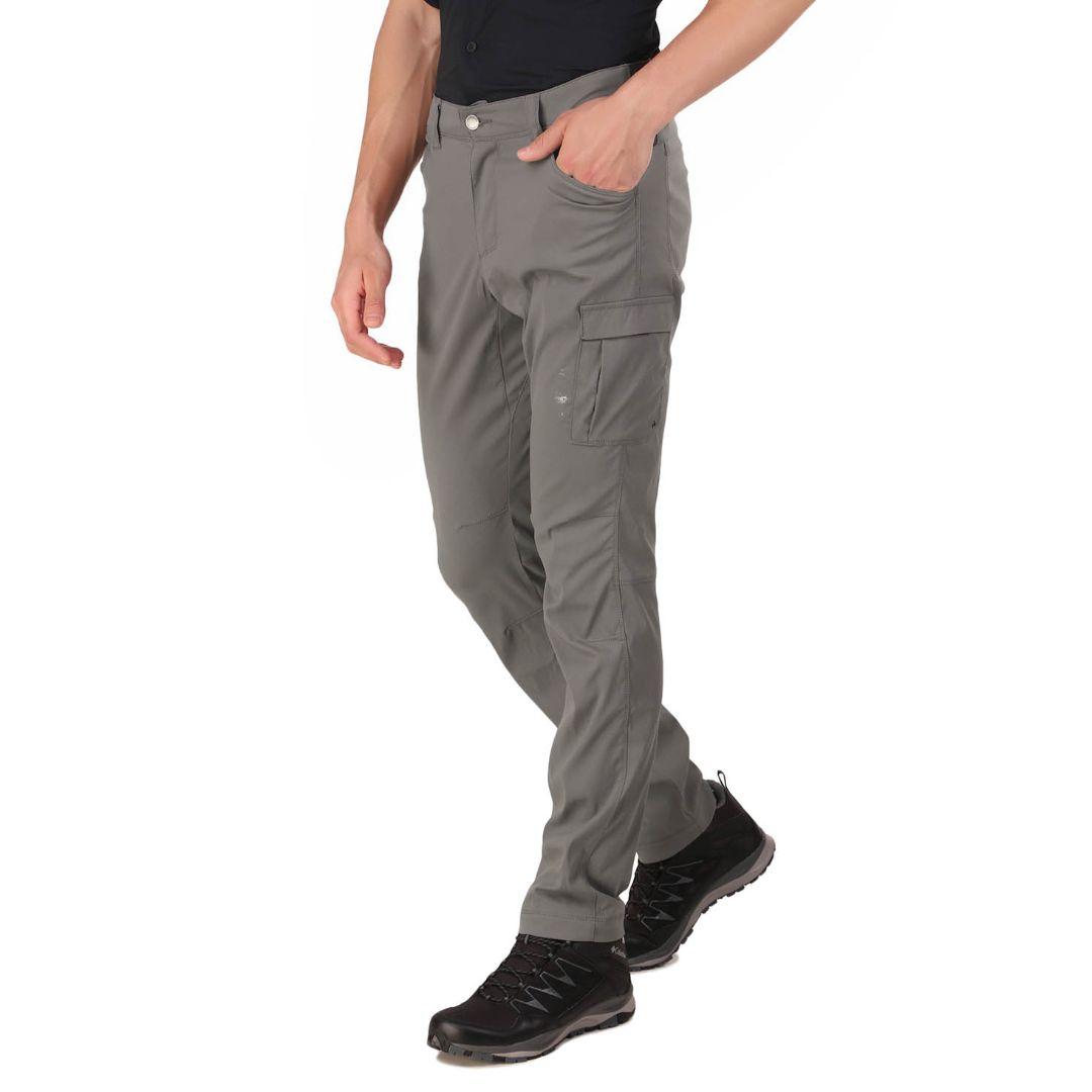 Columbia Men Grey Outdoor Elements Stretch Pant (Sun Protection)