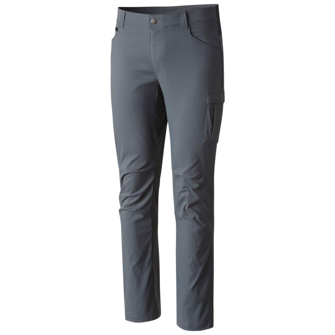 Columbia Men Grey Outdoor Elements Stretch Pant (Sun Protection)