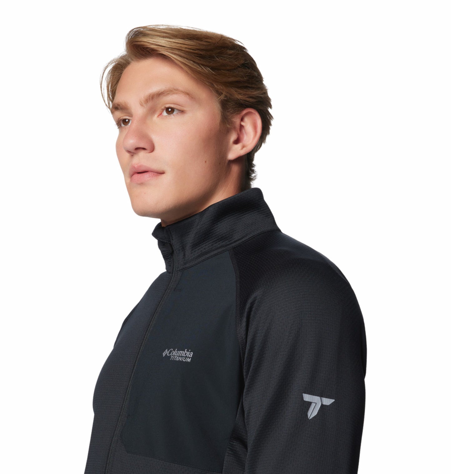 Columbia Men’s Black Omni-Wick Full-Zip Performance Fleece Jacket