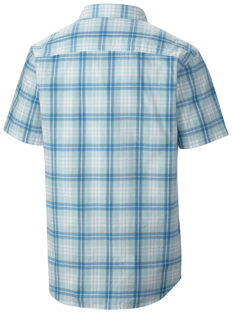 Columbia Men Blue Thompson Hill II Yarn Dye Shirt