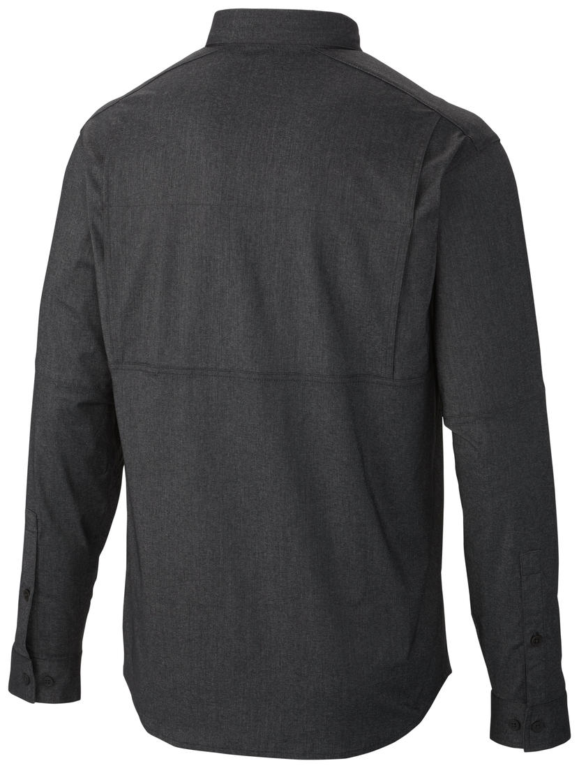 Columbia Men Black Royce Peak II Long Sleeve Shirt