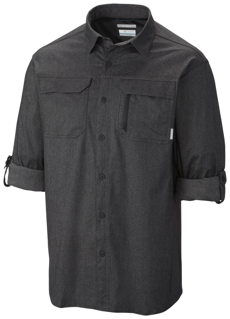 Columbia Men Black Royce Peak II Long Sleeve Shirt