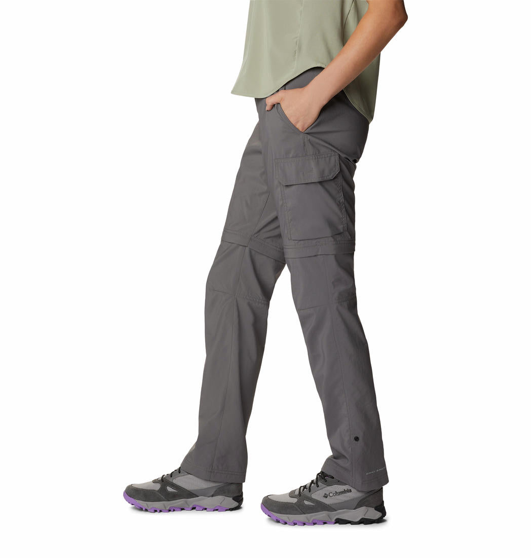 Columbia Women’s Grey Omni-Shade Silver Ridge Convertible Utility Pant