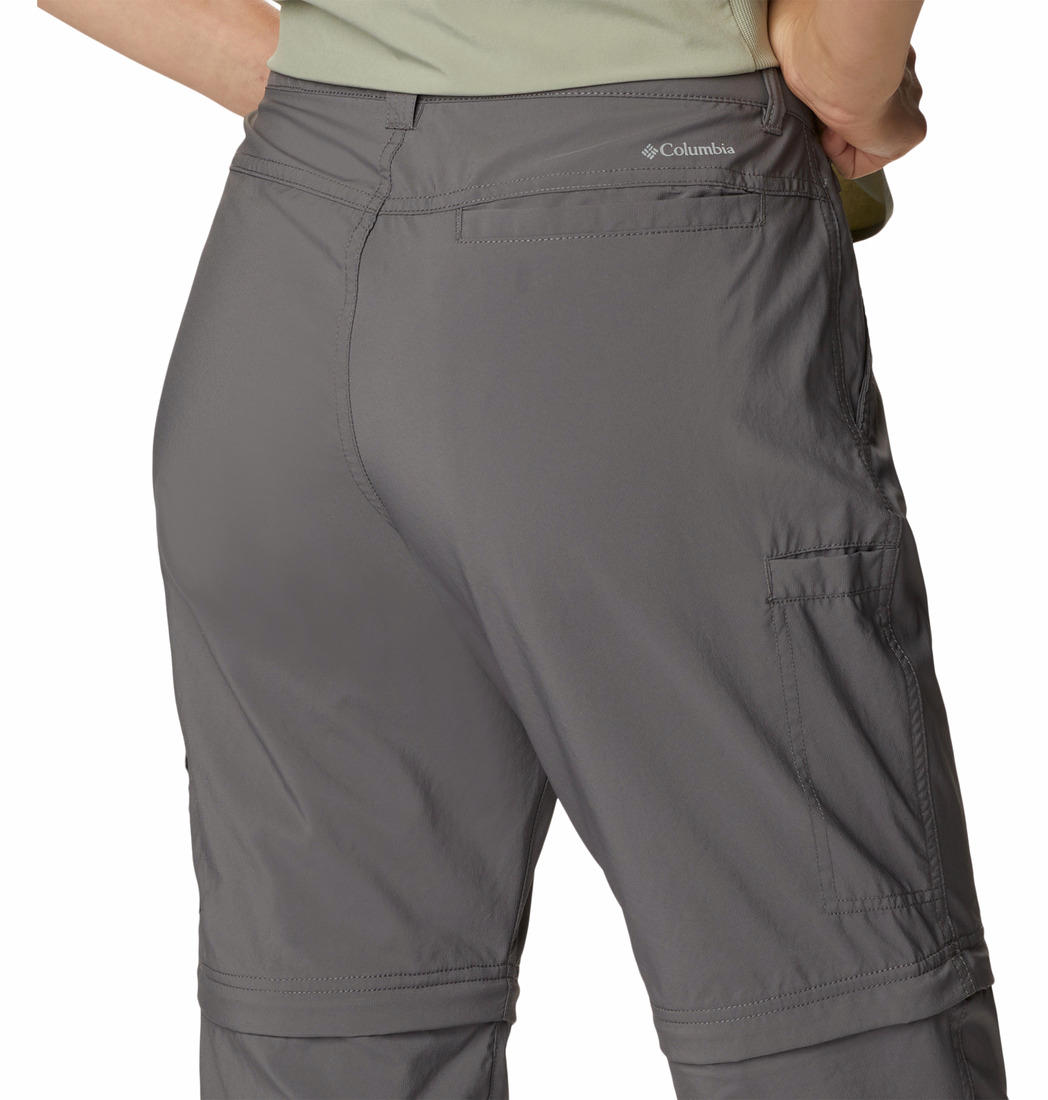 Columbia Women’s Grey Omni-Shade Silver Ridge Convertible Utility Pant
