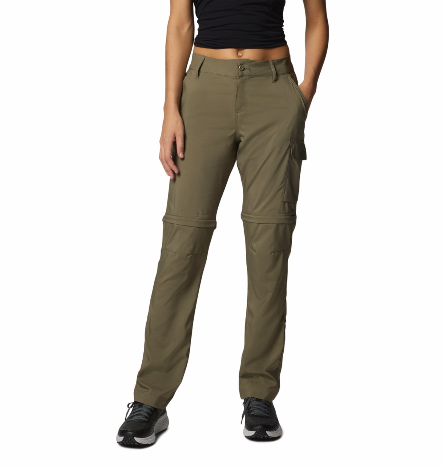 Columbia Women’s Olive Green Omni-Shade Silver Ridge Utility Convertible Pants
