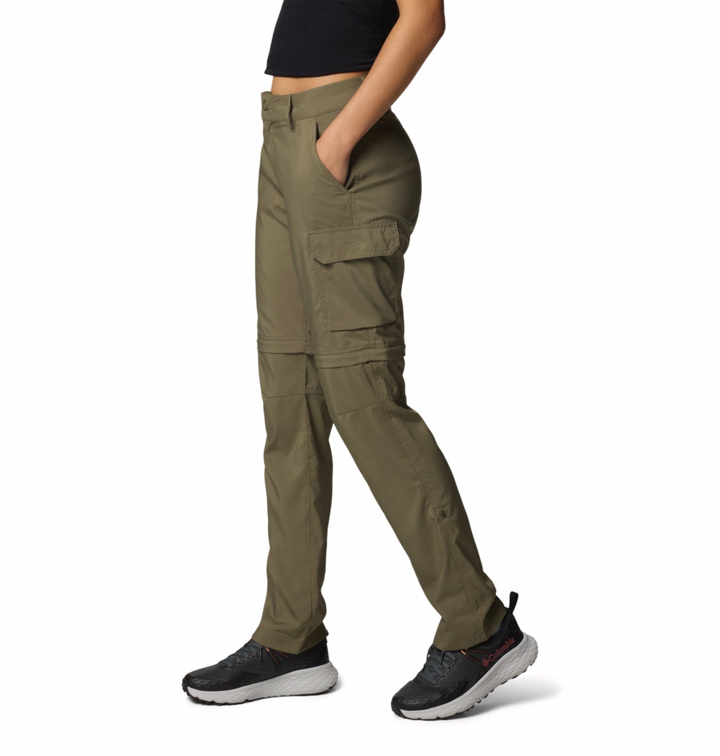 Columbia Women’s Olive Green Omni-Shade Silver Ridge Utility Convertible Pants