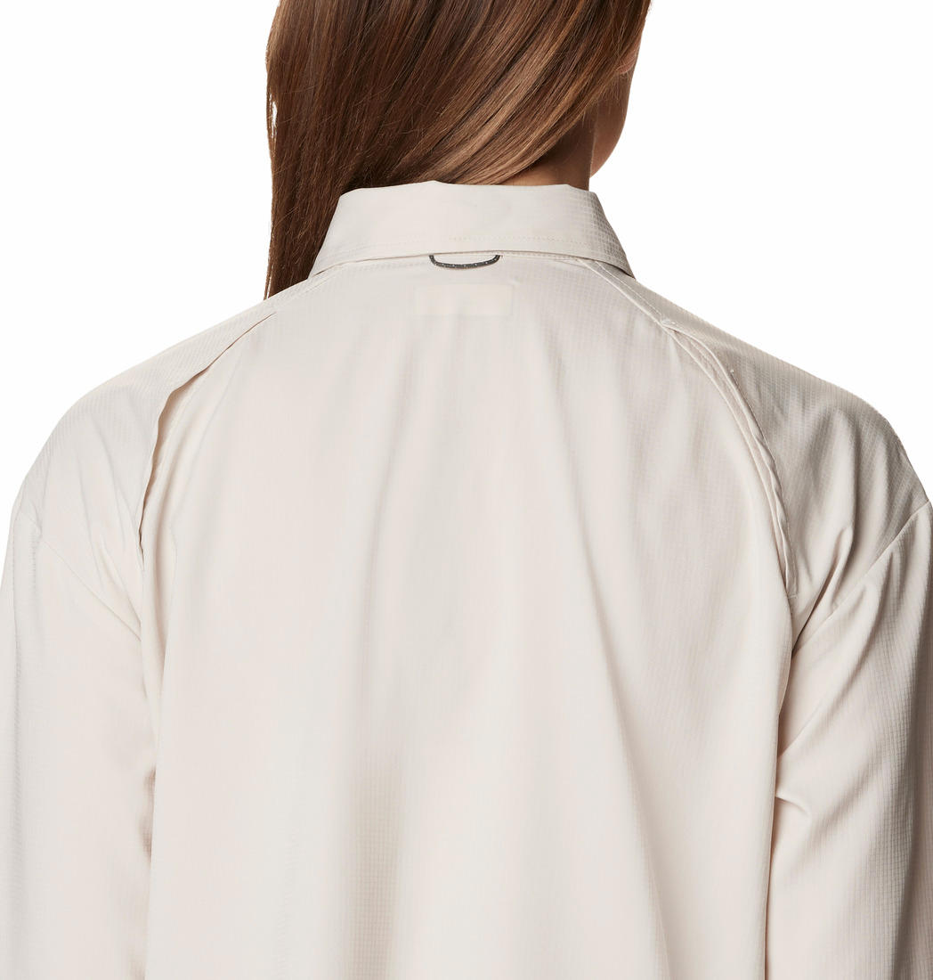 Columbia Womens Brown Silver Ridge Utility Long Sleeve Shirt