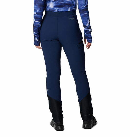 Columbia Womens Blue Vast Canyon Omni-Heat Infinity Softshell Pant
