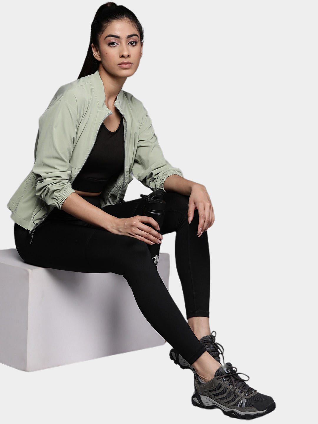 Columbia Women Green Boundless Beauty Full Zip Shirts