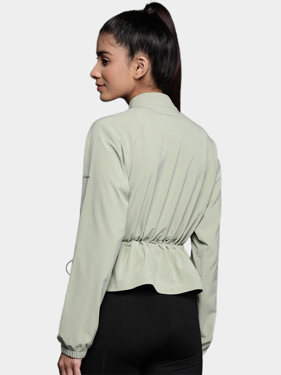 Columbia Women Green Boundless Beauty Full Zip Shirts
