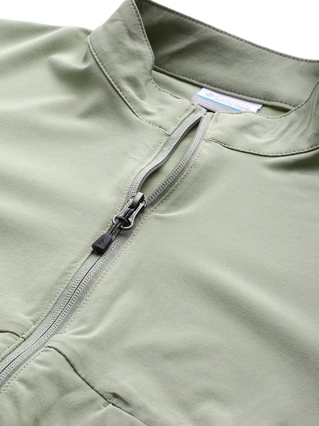 Columbia Women Green Boundless Beauty Full Zip Shirts