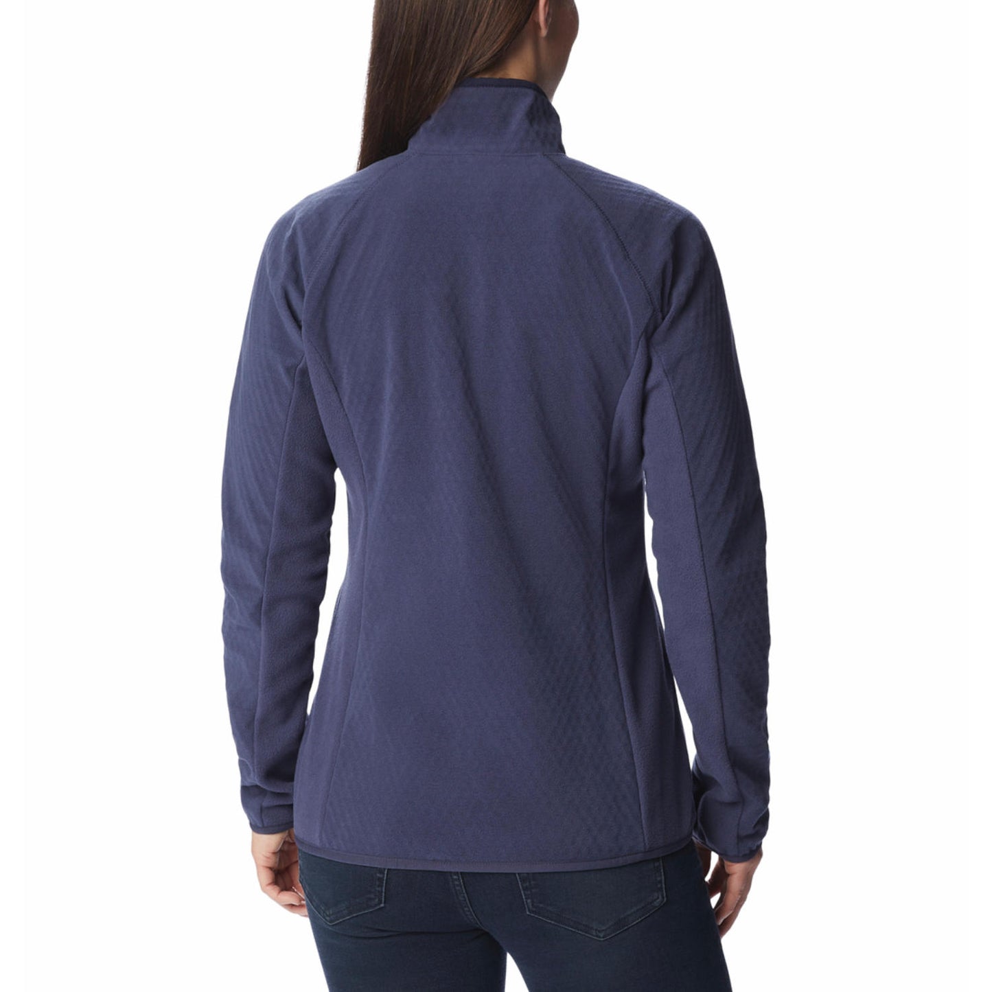 Columbia Women Navy Blue Omni-Heat Helix Outdoor Tracks II Fleece Jacket