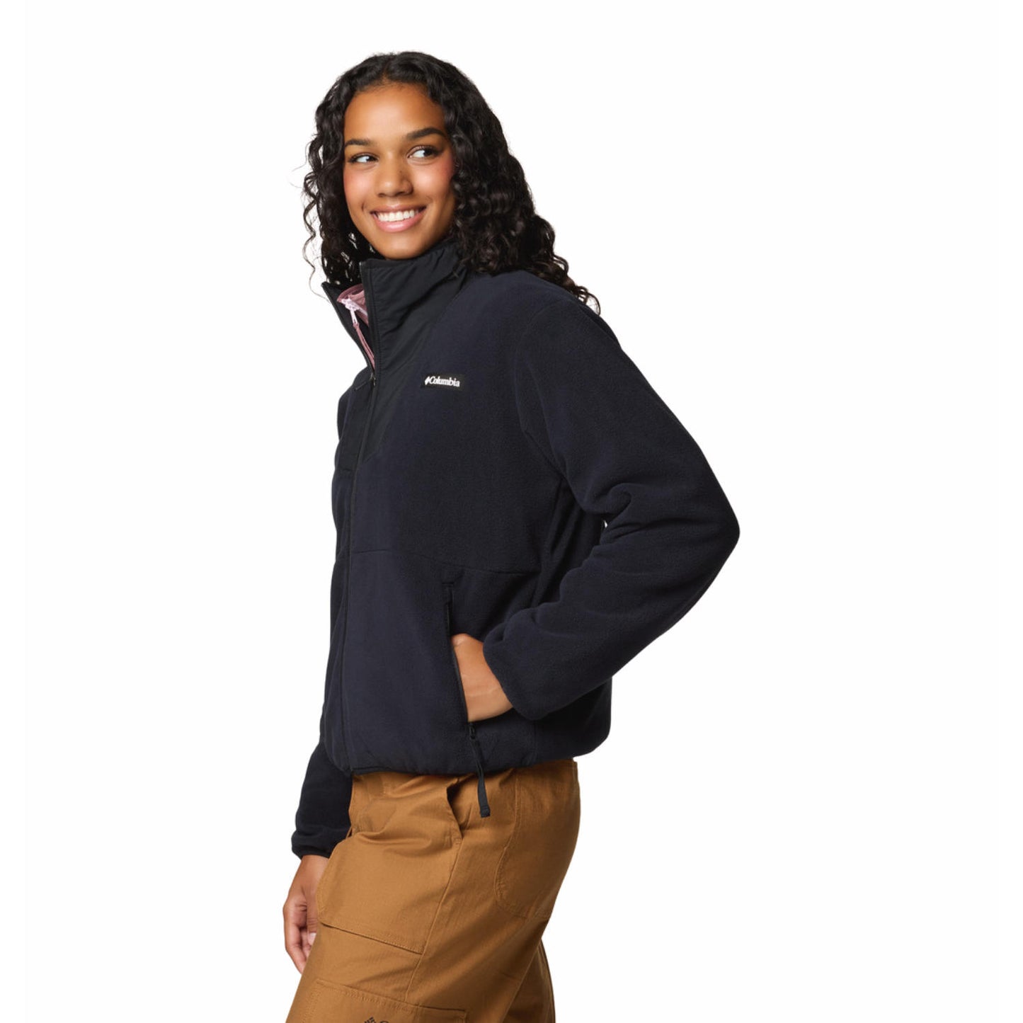 Columbia Women Black Sequoia Grove Full Zip Fleece