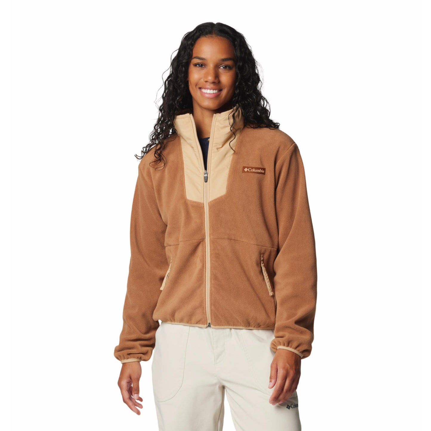 Columbia Women Brown Sequoia Grove Full Zip Fleece